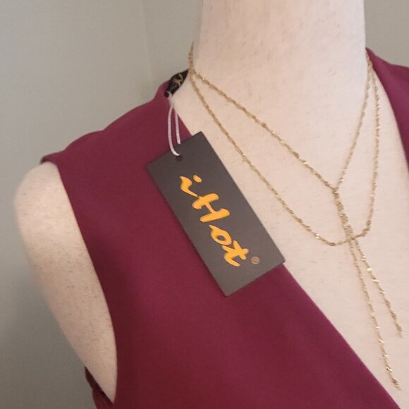 IHOT Sleeveless Cocktail Dress Size M - Picture 4 of 6